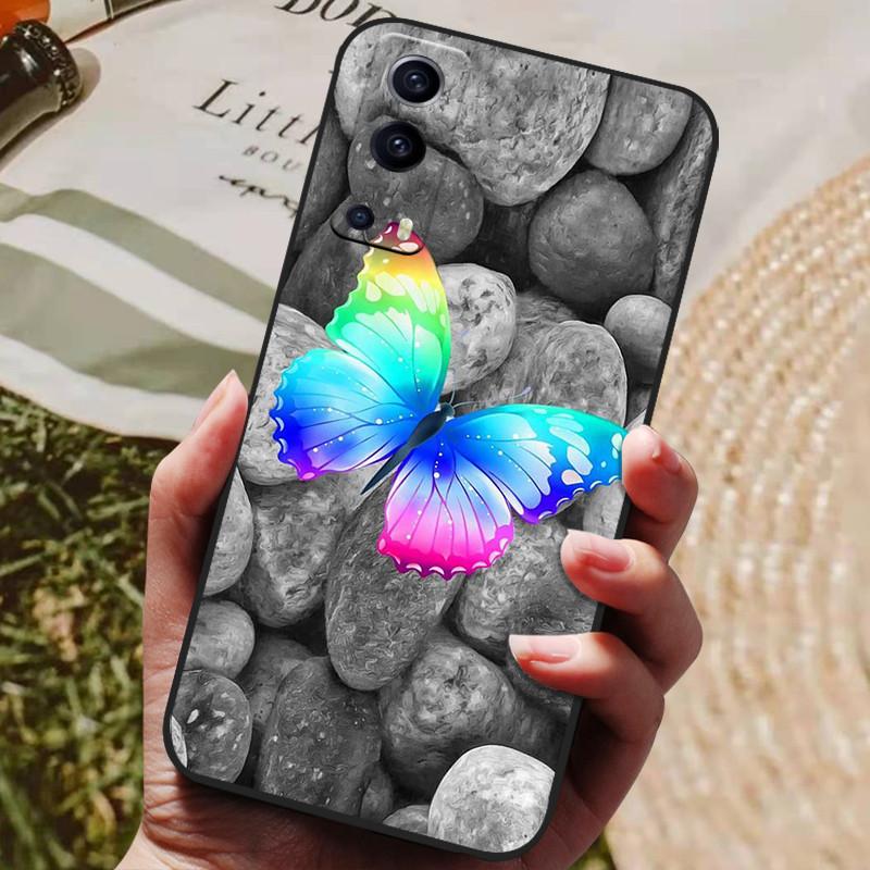 For Coque Vivo Y72 5G Case Silicon Back Cover Phone Case For Vivo Y72 5G Cases Soft Bumper Funda for Vivo Y 72 5G 6.58" Shells