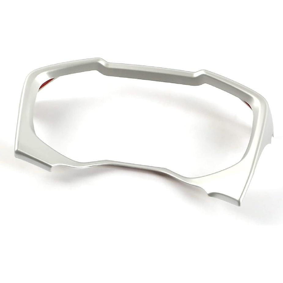 Car Accessories Fit for Toyota RAV4 (XA50) 2019 2020 2021 2022 2023 2024 2025 Inner Dashboard Console Display Decorative Cover Trim (Glossy Chrome