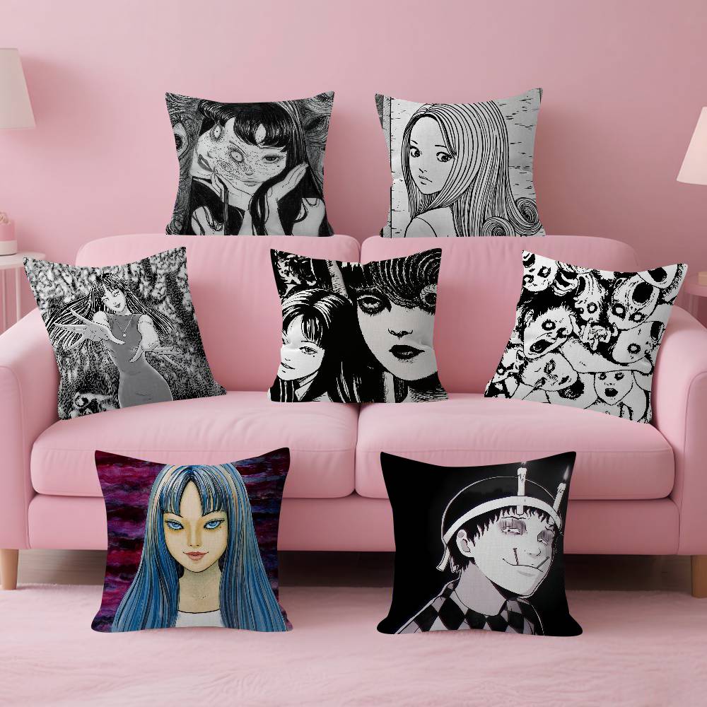 Japan Anime JJunji Horror Ito Pillowcases Home Bedding Decorative Pillow Cover Wedding Super Soft Pillow Case