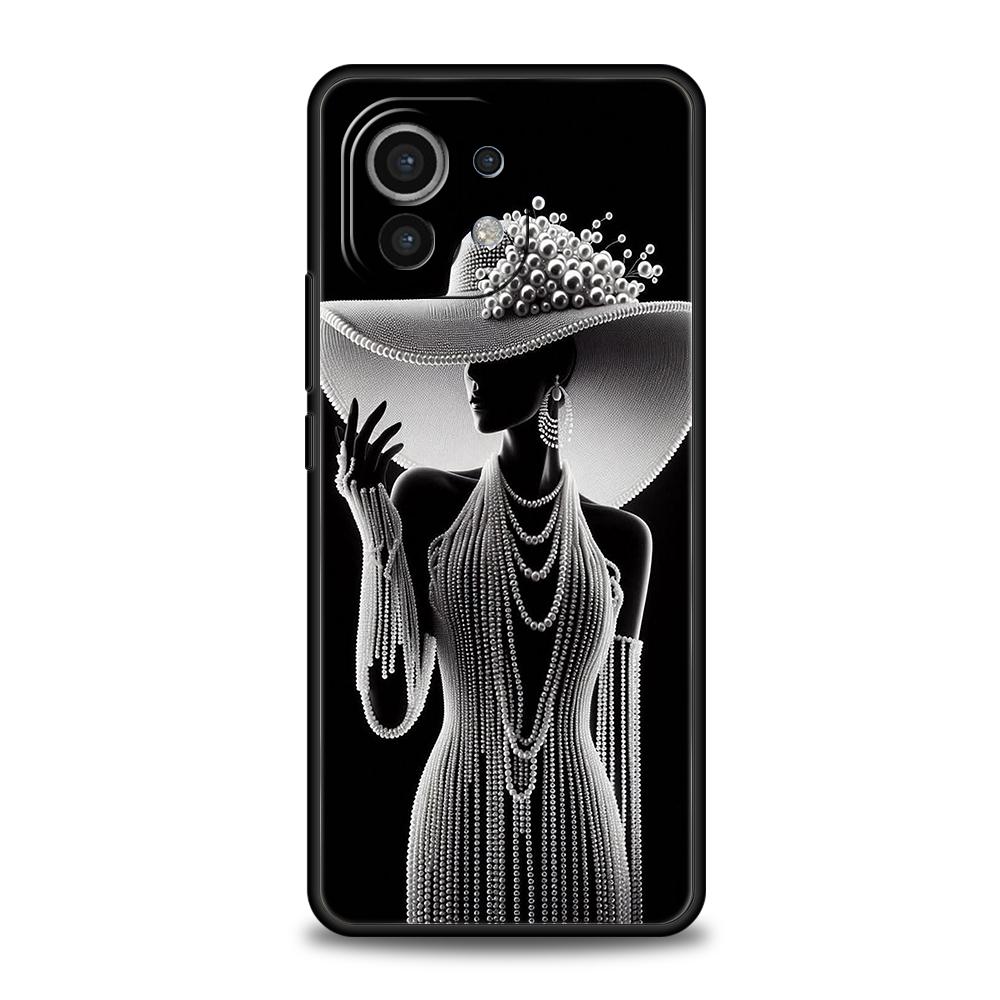 Phone Case Cover for Xiaomi Poco F7 F6 F5 F4 F3 X7 X6 X5 X4 X3 NFC M4 C51 C55 GT Pro 5G Soft TPU Fundas Cute White Clothes Capas
