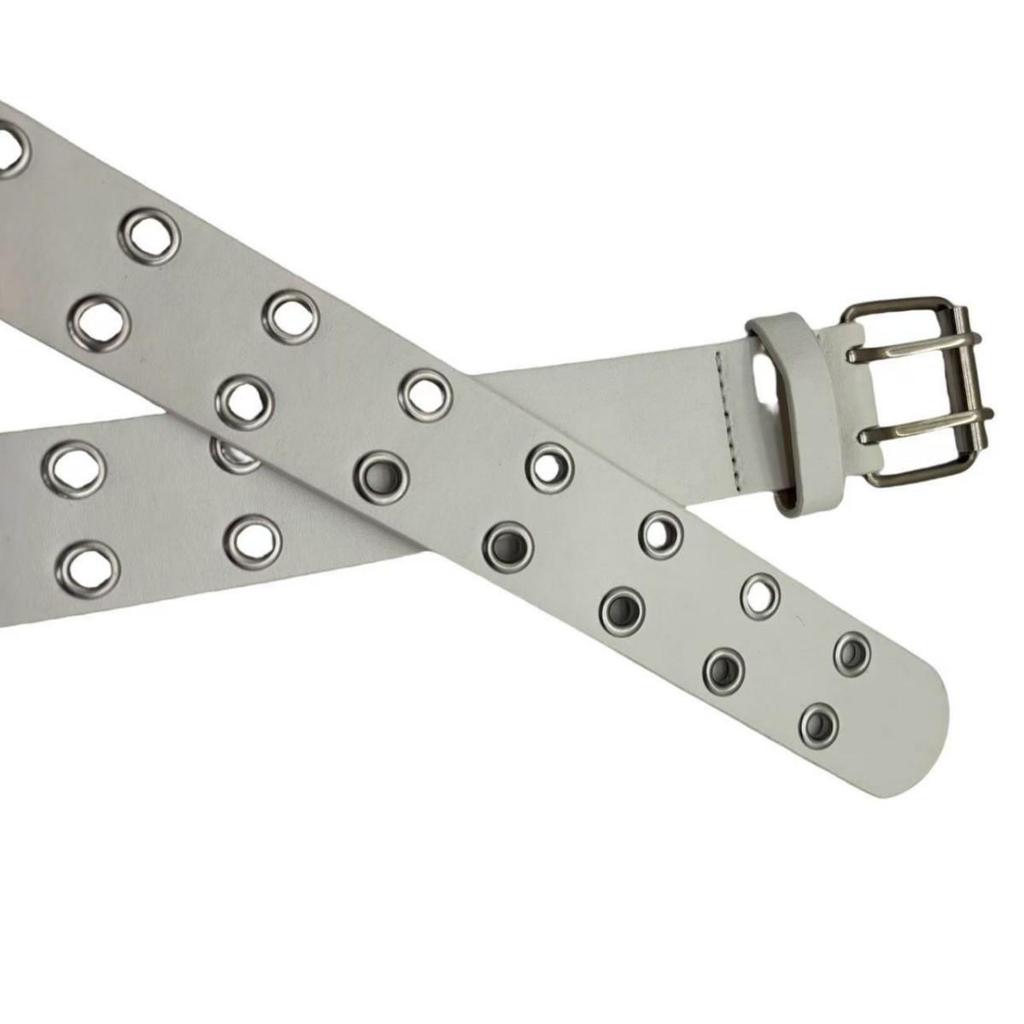 Fashionable American Hip Hop Punk Double Row Women's Belt