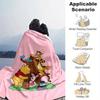 1 Stück Winnie Puuh & Freunde Kuscheldecke Gemütliche Abdeckung für Wohnkultur, Sofa, Bett, Reise