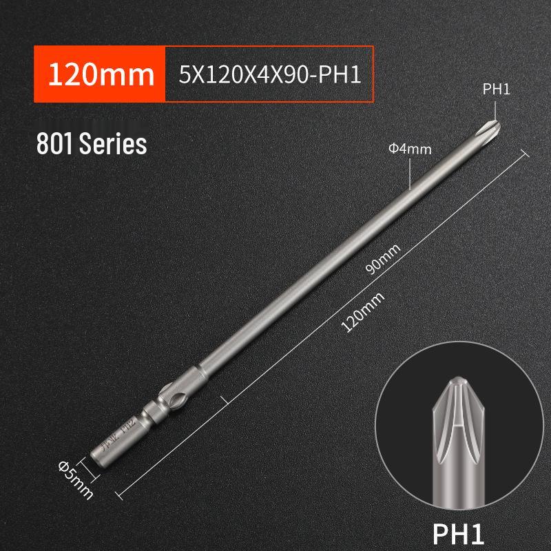 Hardened 5mm Magnetic S2 Steel Phillips Electric Screwdriver Bit Set
