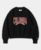 Columbia University Cu 80S Vintage Women Fleece Sweatshirts Black