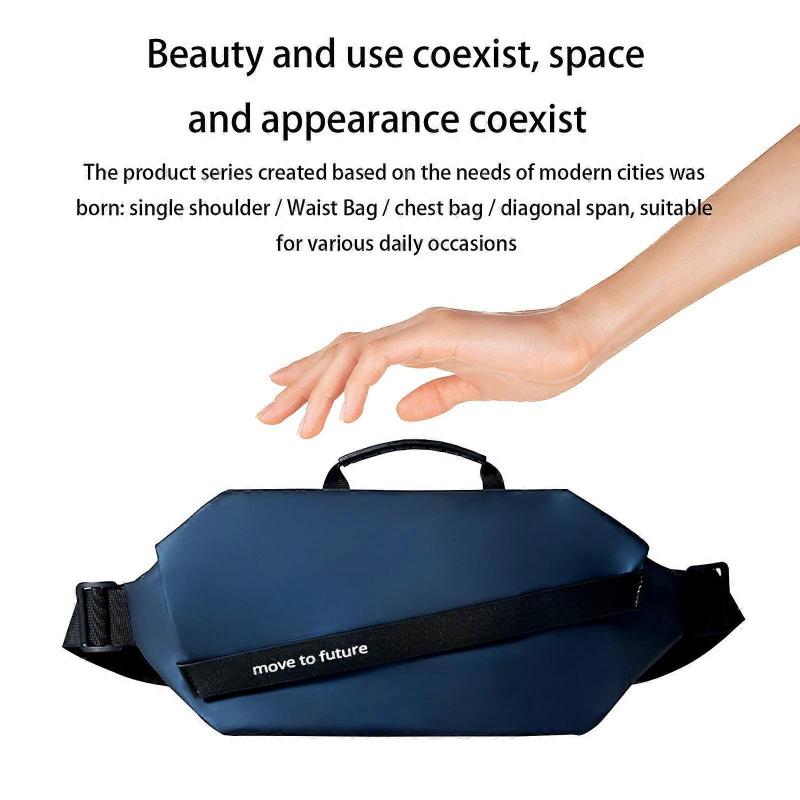 Deals Crossbody Bag Anti-theft Chest Shoulder Backpack for Men Casual Daypack for Travel Gym on