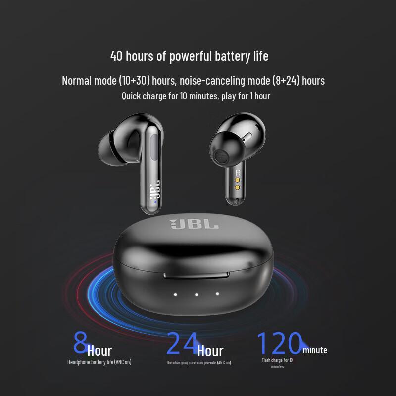 JBL T280TWS NC2 True Wireless Active Noise Cancelling Earbuds
