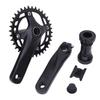 Children Hollow Integrated Crankset Aluminum Alloy BCD104mm 36T Children Crankset for BB68 Threaded 