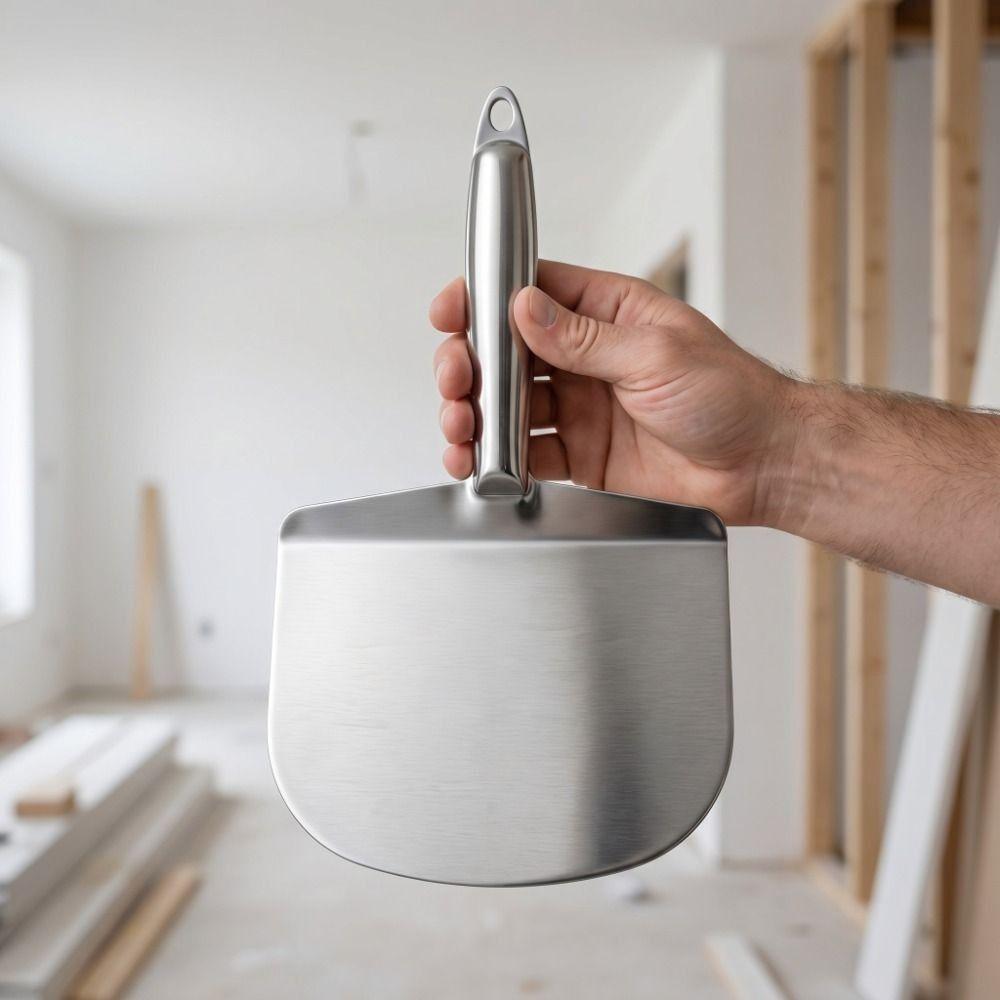 Heavy Duty Curved Trowel Thickened Plaster Trowel Durable Ash Scraper Oil Workers