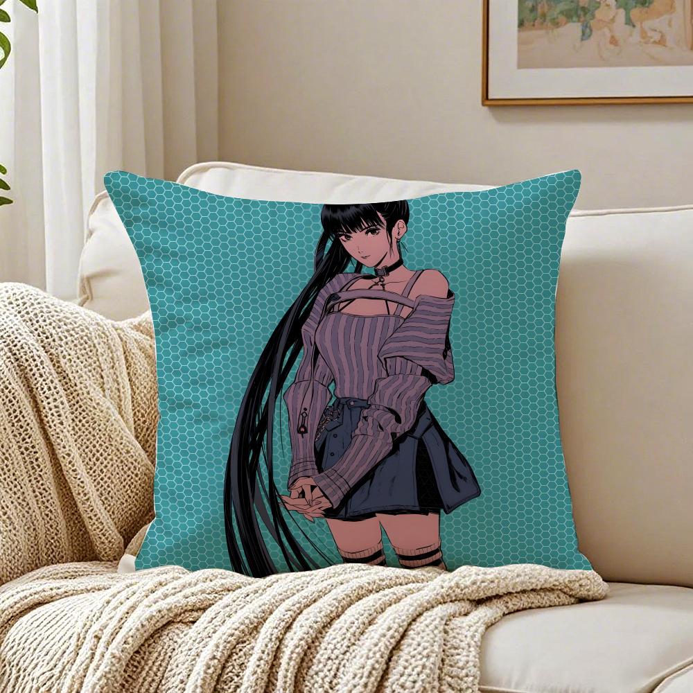 Stylish Game S-Stellar B-Blade Cushion Cover Linen Pillowcase Soft for Sofa Bed Home Room Decor