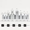 6 stuks Ratelsleutel Dop Converter Huls Kop Adapter 1/2" Grote Vierkant naar 3/8" Vierkant naar 1/4" Roestvrij Staal naar 1/4" naar 1/2" naar 3/8"