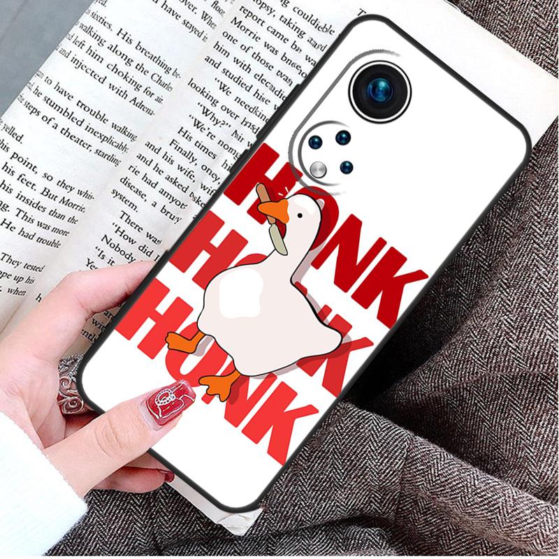 

Cartoon Funny Goose Case For Honor Magic 8 5 6 7 Lite Honor 200 400 Pro 50 70 90 X9d X9b X9c X9a X8c X8b Win RT Honor X8b