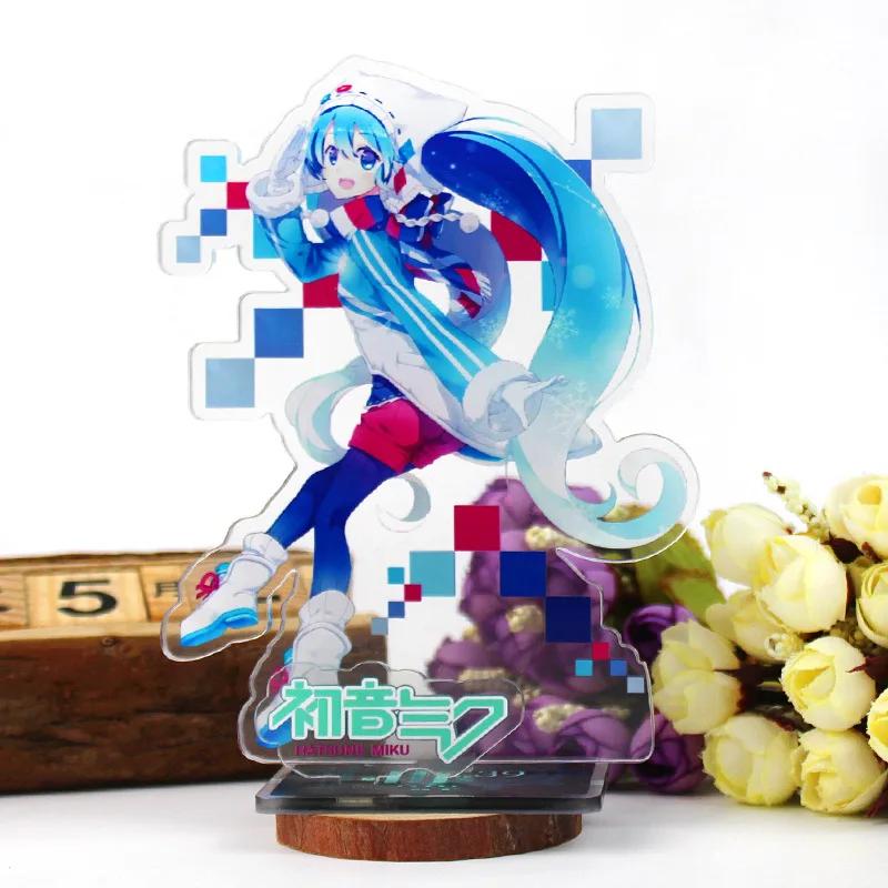 29 Types Hatsune Miku Anime Figure 16Cm Acrylic Key Chain Ornaments Presents Pendant Buckle Two-Sided Hatsune Miku Model TOYS Gift