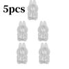5-1pcs For Labubu Transparent Protective Cover Monster Elf Doll Cover Storage Box Cute Elf Plushie Display Cover for Party Dolls