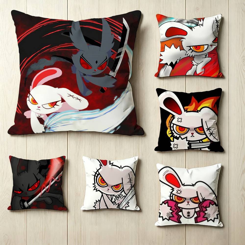 The fighting game B-Bloody R-Roar Square Double-Sided printed Pillow Case Bedroom Bedside Pillow Sofa Cushion Cover