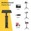 Projector Stand Portable Laptop Bracket With Adjustable Height 22 To 45 Inch Tripod For Presentations Home Cinema Studio Outdoor