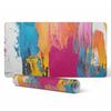 Vinyl Protective Mat with Modern Abstract Chaos Pattern 90X45 Cm