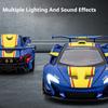 1/22 McLaren P1-GTR Toy Car Model Alloy Die Cast with Sound and Light Rear Wheel Pull Back Function Vehicles Models Children's Day Gifts