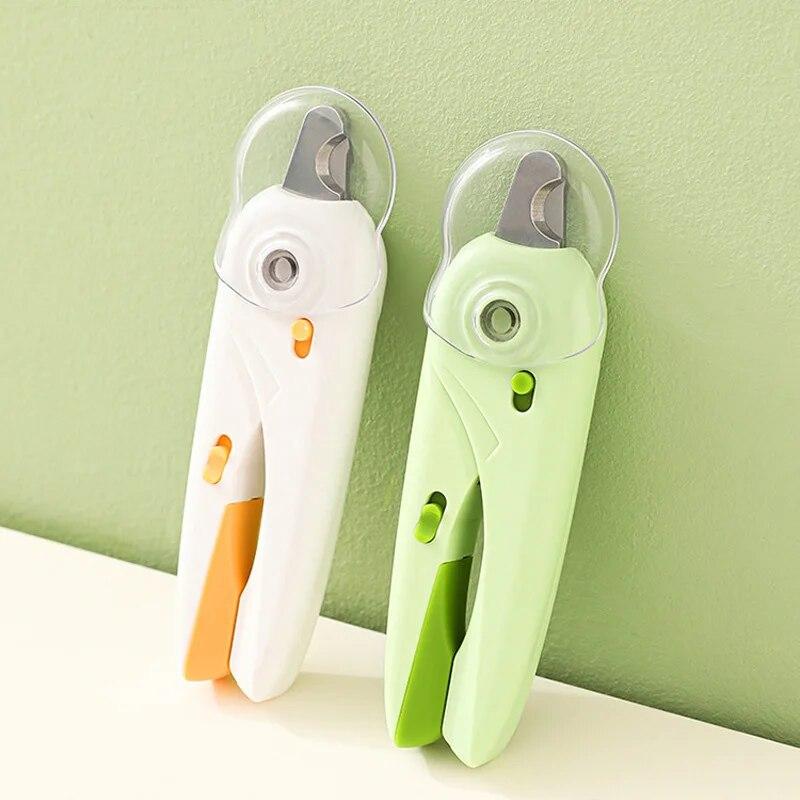 Professional Pet Nail Clipper for Dogs Cats LED Light Pet Nail Toe Claw Trimmer with Nail File Puppy Kitten Grooming Supplies