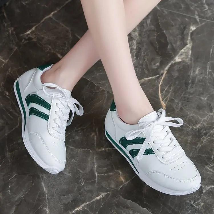 

Summer New Style Casual Sports Shoes Soft Bottom Flat Anti-slip Running Shoes for Students White Color Versatile Comfortable 43