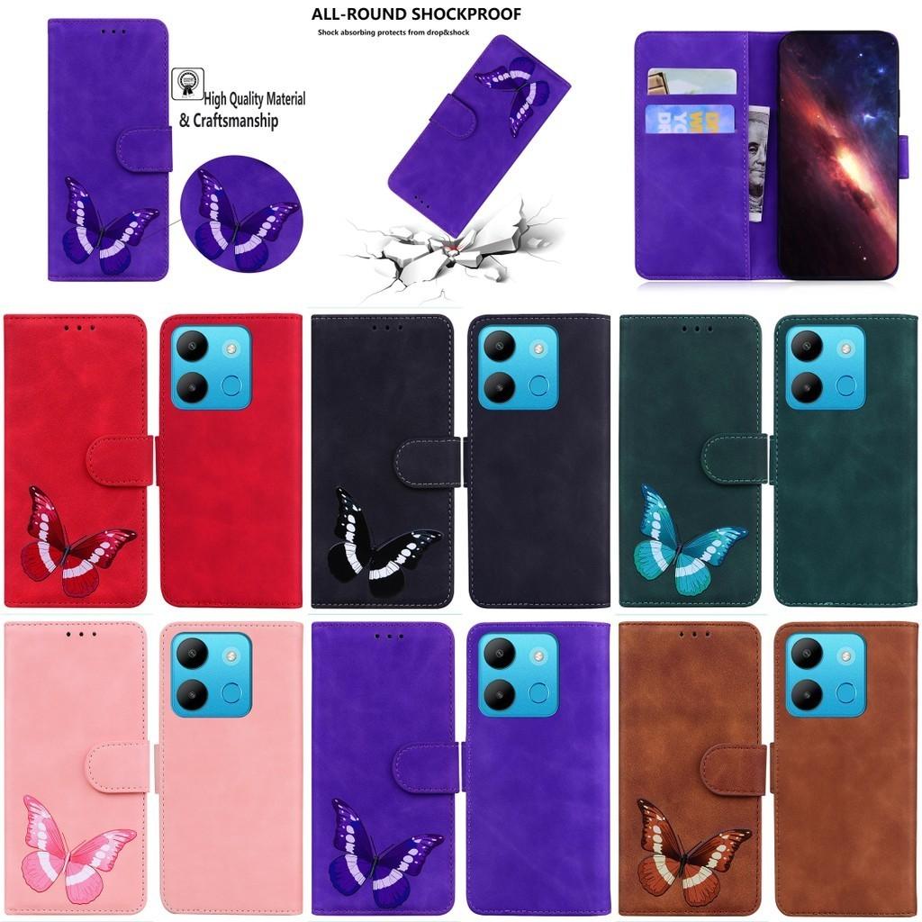 Stylish Tpu+pu Case For Samsung Galaxy A13 Red/black/green/pink/purple/brown