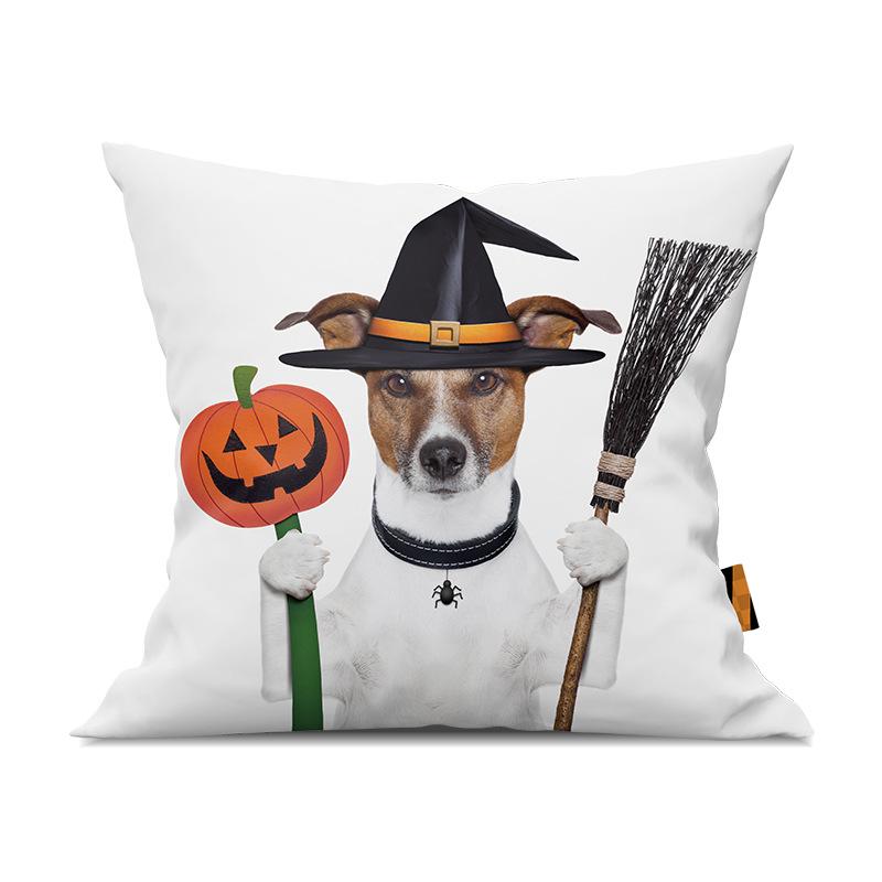 Halloween Pumpkin Funny Print Pattern Cushion Cover Home Living Room Sofa Bedroom Decoration Throw Pillow Cover