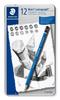 STAEDTLER Crayon 6B 5B 4B 3B 2B B HB F H 2H 3H 4H Mars Lumograph Écriture Dessin Set 12 Duretés 100 G12