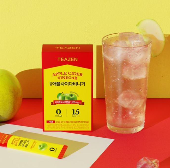 Teazen Apple Cider Vinegar 10pcs – Daily Wellness Stick