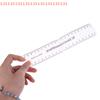 Universal Reusable Semi-Permanent Makeup Guide Ruler Measure Tool Eyebrow Stencil Template for Grooming Brow Shaping Styling