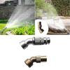 Backpack Spraying Nozzle Tip 45 Degree Adjustable Solid Stainless Steel High Pressure Tool for Farm Greenhouse Plant Irrigation
