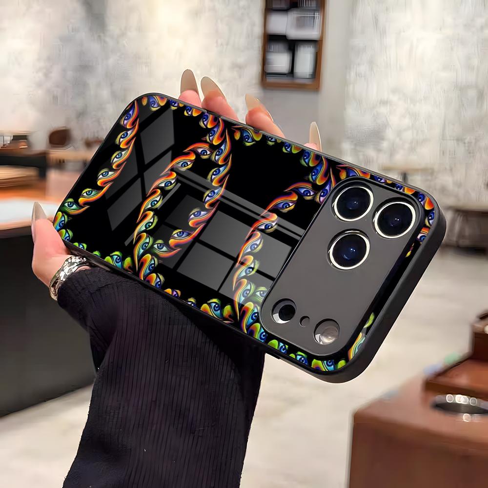 

Band T-ToolS Lateralus Phone Case For IPhone 17 Air 16 E Pro Max 15 14 13 Mini 12 Pro 11 Max Plus Black Glass Cover iPhone XS Max