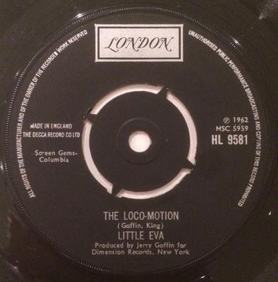 7inch Record LITTLE EVA - The Loco-Motion HL9581 London Records 1972 UK Rock Used
