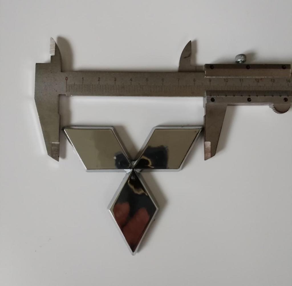 Mitsubishi Emblem Stickers for Lancer, EX Lingyue, Lingpai, Outlander: Front, Rear, and Steering Wheel