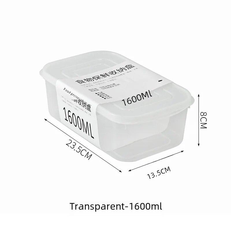 595 Modern Simple Style Portable Fridge Classification Preservation Box Meat Box Cold Storage Bento Onion Garlic Sub-box