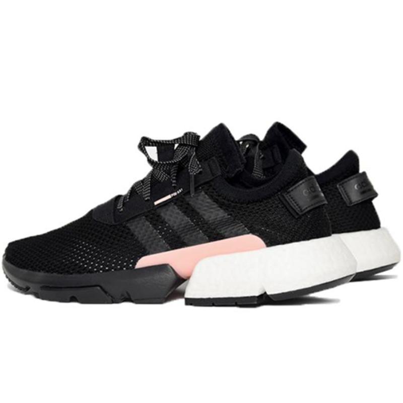 adidas POD S3.1 Core Black Clear Orange Women's Sneakers B37447