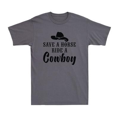 Save A Horse Ride A Cowboy Tričko Vintage Západní Country Hudba Unisex Tričko
