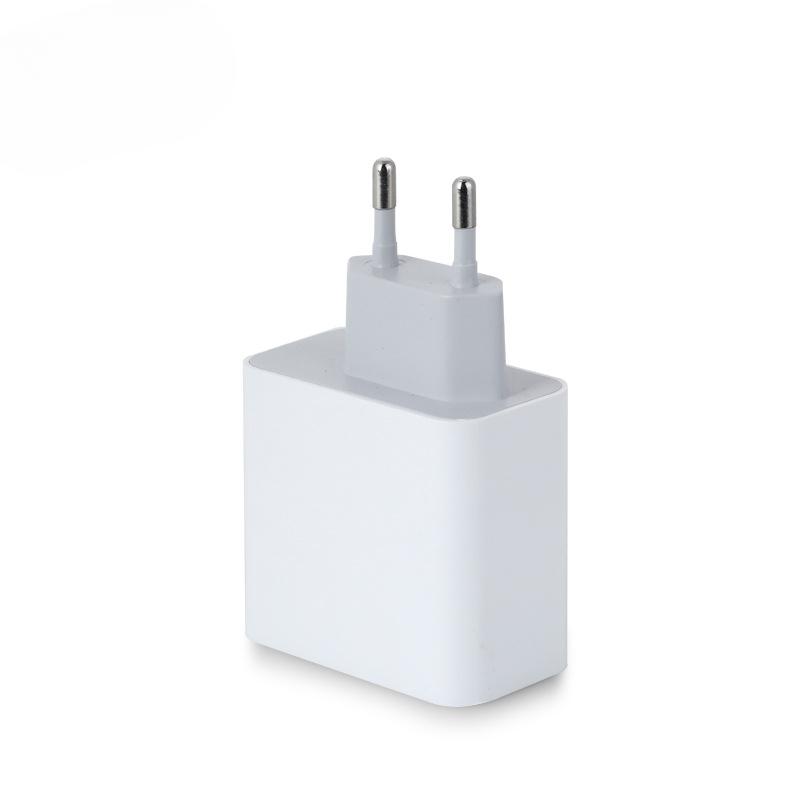 PD3.0 + QC3.0 Europäischer Standard Typ-C-Anschluss 30W Reiseladegerät Einzel-C-Anschluss Multiprotokoll-EU-Pin-Adapter