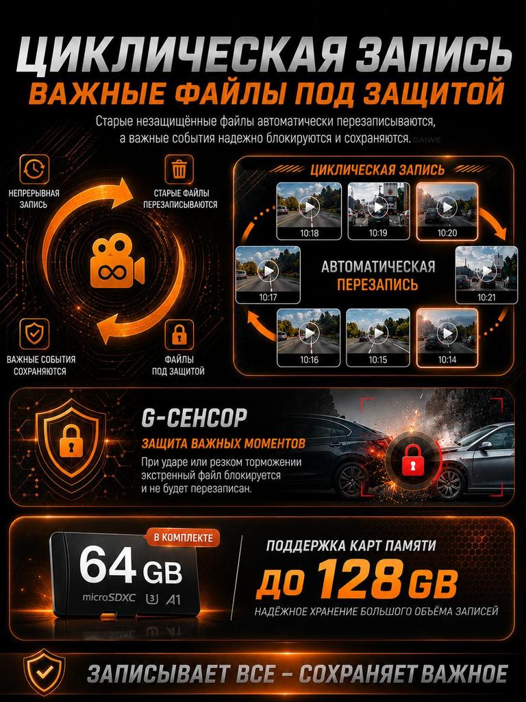 2560*1440 2K Hidden Dashcam for Chery Tiggo 4/4 Pro/7 Pro/7 Pro