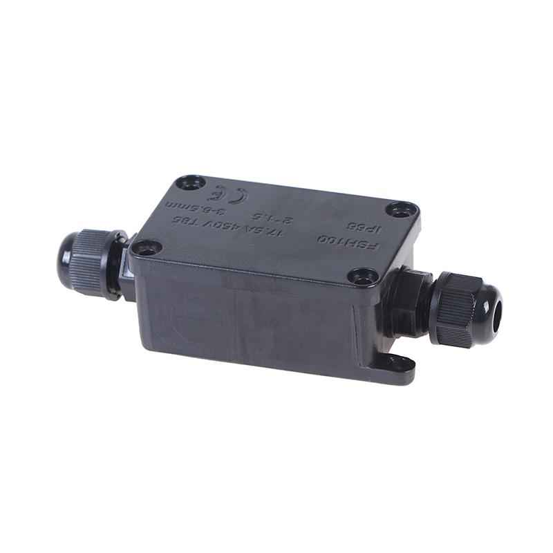 Connettore Cavo Impermeabile per Esterno IP66 a 2 Vie Scatola di Giunzione con Terminale 450V