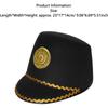 1 Stück Marschkapelle Hut Rollenspiel Soldatenhut Cosplay Leichtes Design Bequemes Kostümzubehör für Damen Herren