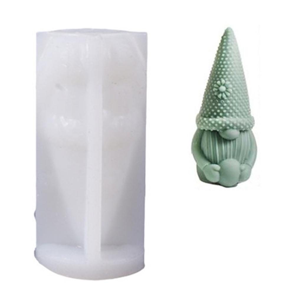 Casting Molds 3D Dwarf Series Silicone Mould Easters Candle Molds Plasters Molds Ornament Molds for Home Decoration