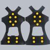 1 Pair Ice Cleats Crampons with 10 Studs Men Women Winter Outdoor Walking Ice Snow Traction Grips Non-slip Shoes Boot Spikes Grippers