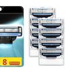8PCS Blade Men Kazety na holení Zásobník na holení Mache3 Žiletky