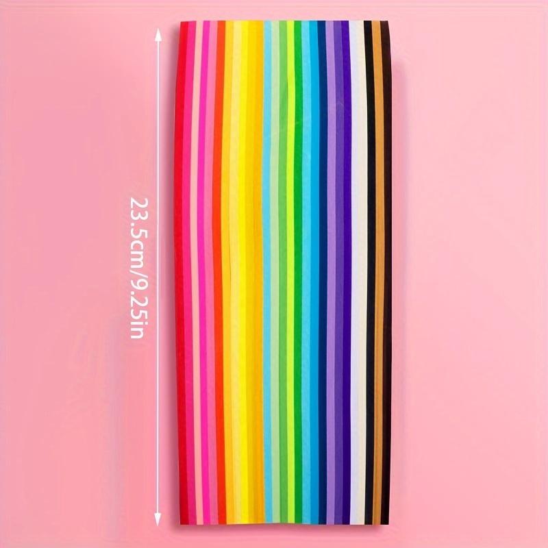 Balení 1030 listů hvězdičkového origami pro ručně vyráběné DIY origami pro štěstí, ideální pro kreativní ruční práce, barevnou dekoraci a výzdobu ložnice.