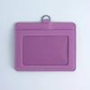 PU Leather ID Card Holder Horizon Style Student ID Pass Cover School Office Exhibition Badge Holder Porta Credencial Id Card