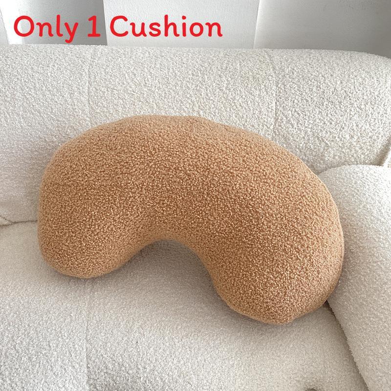 Cuscino Moderno Scandinavo in Lana di Pecora con Imbottitura in Cotone PP per Decorazione Divano Soggiorno