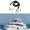 Bilge Pump Hose Installation Kit Marine Thru Hull Fitting Plumbing Screws Clamps PP