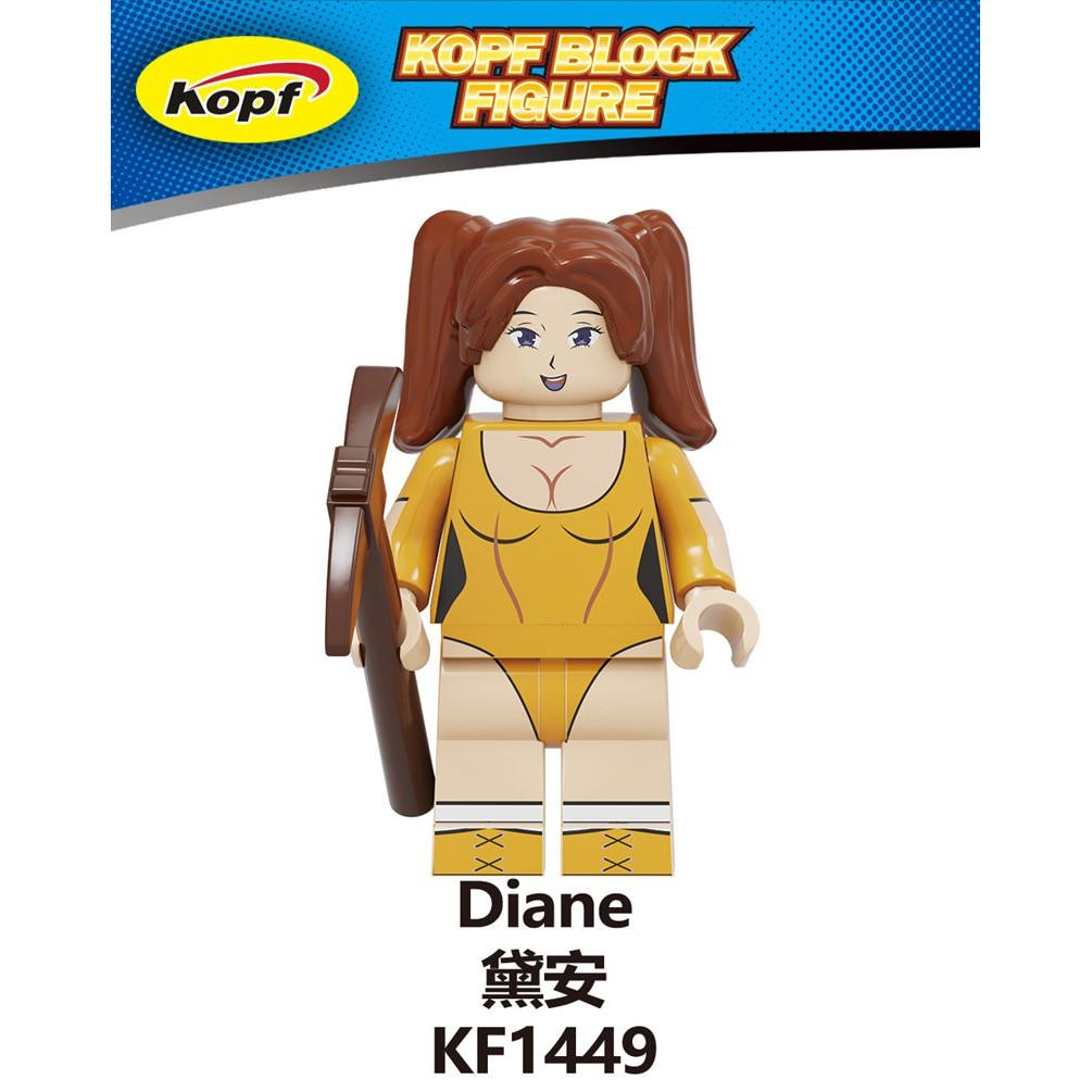 The Seven Deadly Sins Minifigure Games Comic Toy Building Blocks Kids Toys KF6129