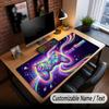 Fantasy Adventure Theme Custom Mouse Pad Personalized With Name Text Customized Desk Mat For Office Home Decor