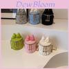 Adorable Cute Bowknot Girls Bucket Bag Stylish Spring Summer Shoulder Crossbody Bag