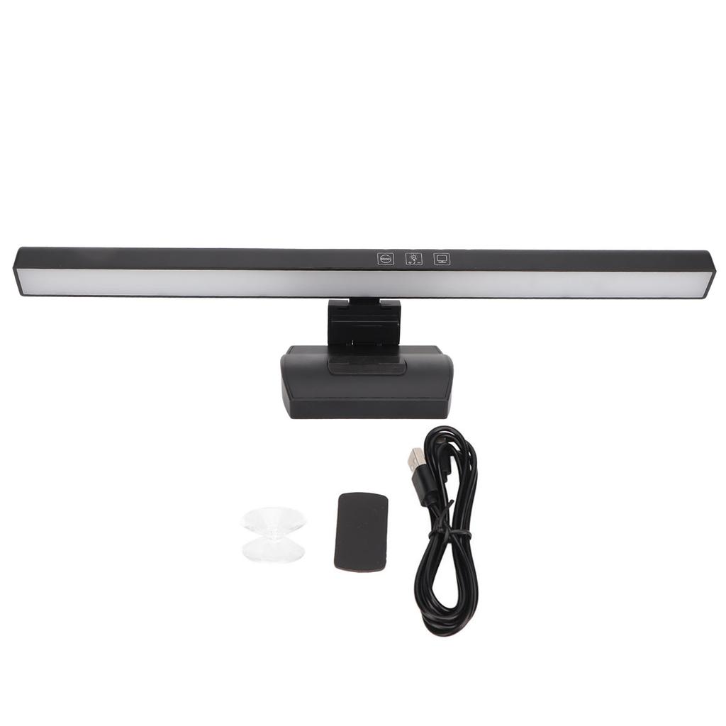 Computer Monitor Light Bar Infinitely Dimmable 3 Color Temperature Adjustment Asymmetric Light Source Monitor Light